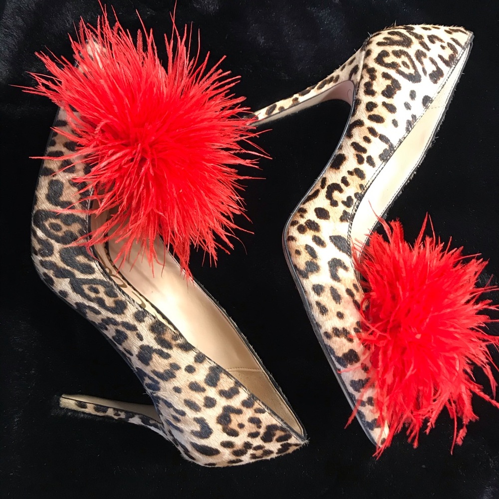Animal print heels size 8 1/2